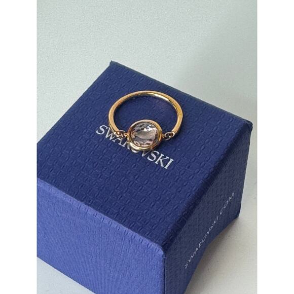 Swarovski Tahlia Ring Pink, Rose-gold tone plated size 8/58 damage. - Picture 6 of 6